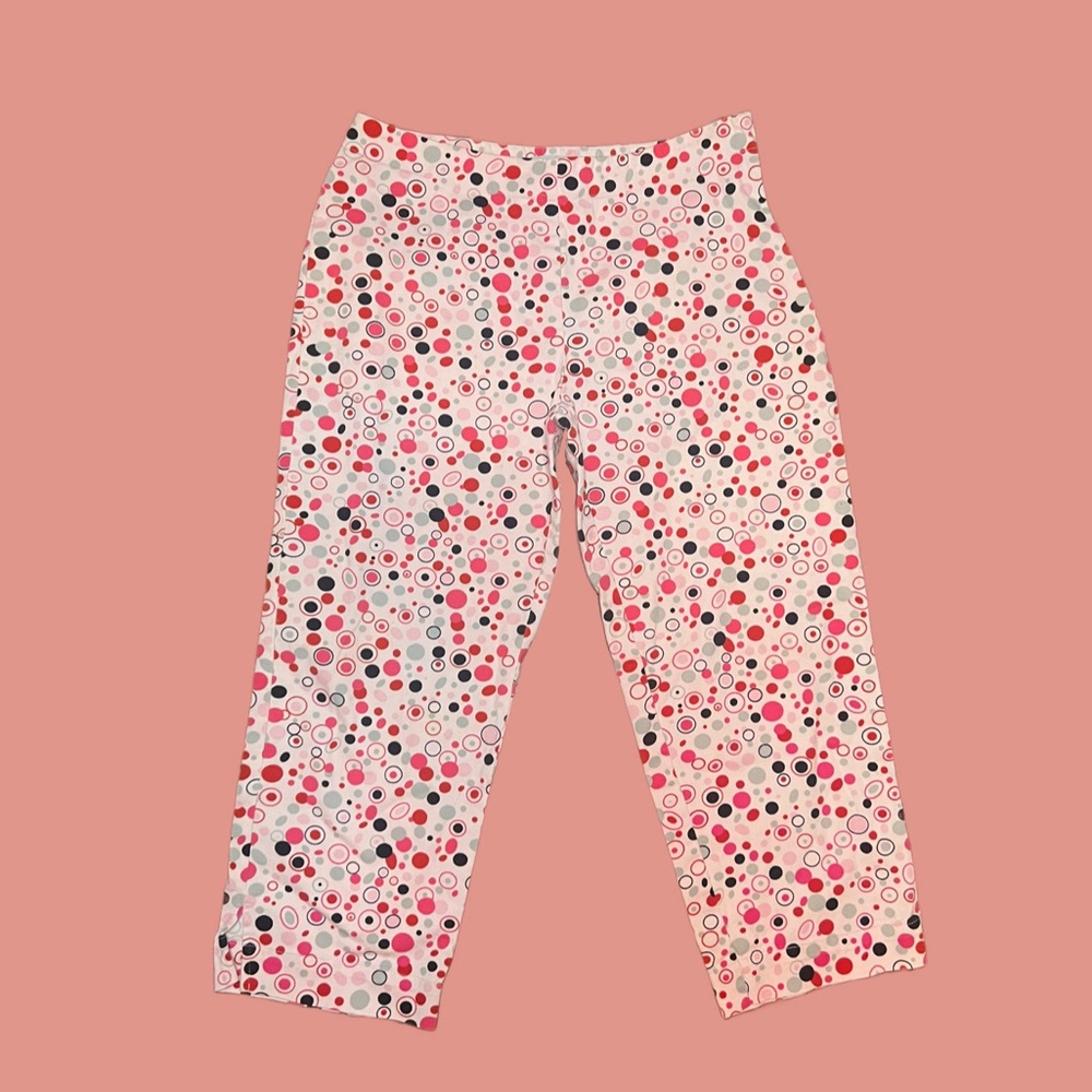 ⚫️⚪️💗Retro Polka Dot Capri Pants